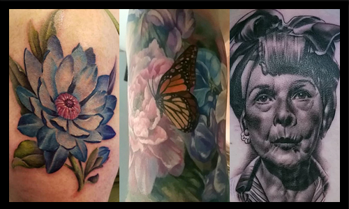 Crayola crayon tattoo on the left upper arm. | Pencil tattoo, Rainbow  tattoos, Tattoos for women